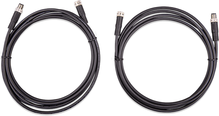 Kabel med 3-polet M8 sirkulær kontakt mannlig/kvinnelig