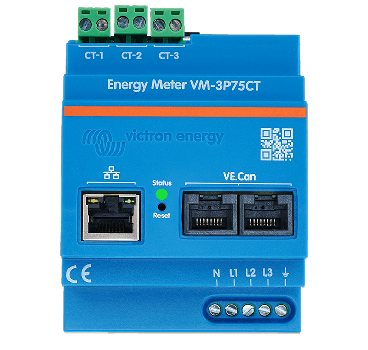 Energimålere VM-3P75CT, VM-3P5A, ET112, ET340, EM24 Ethernet og EM540