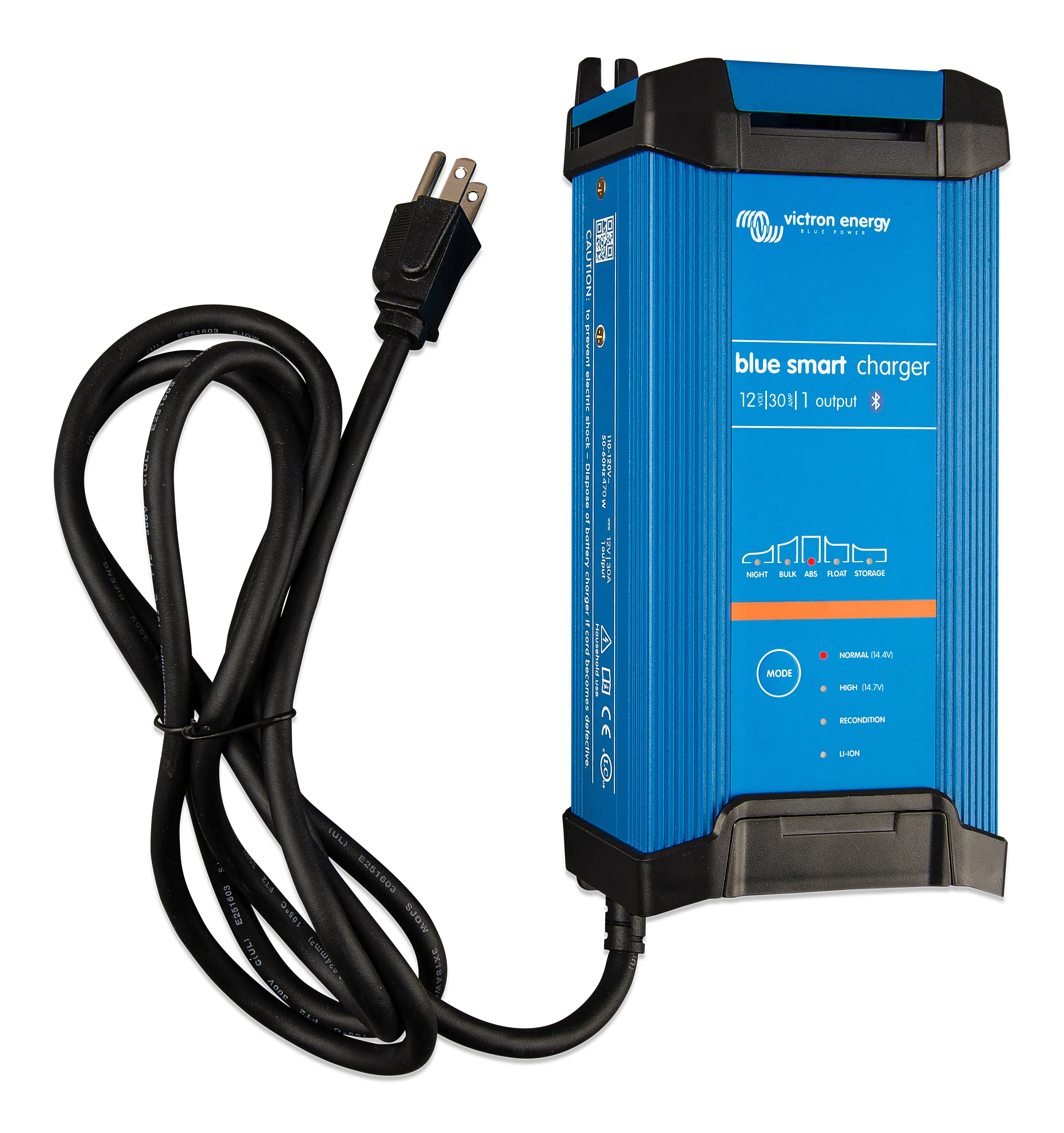Blue Smart IP22 Charger 12V 30 (1) 120V (side)  thumbnail
