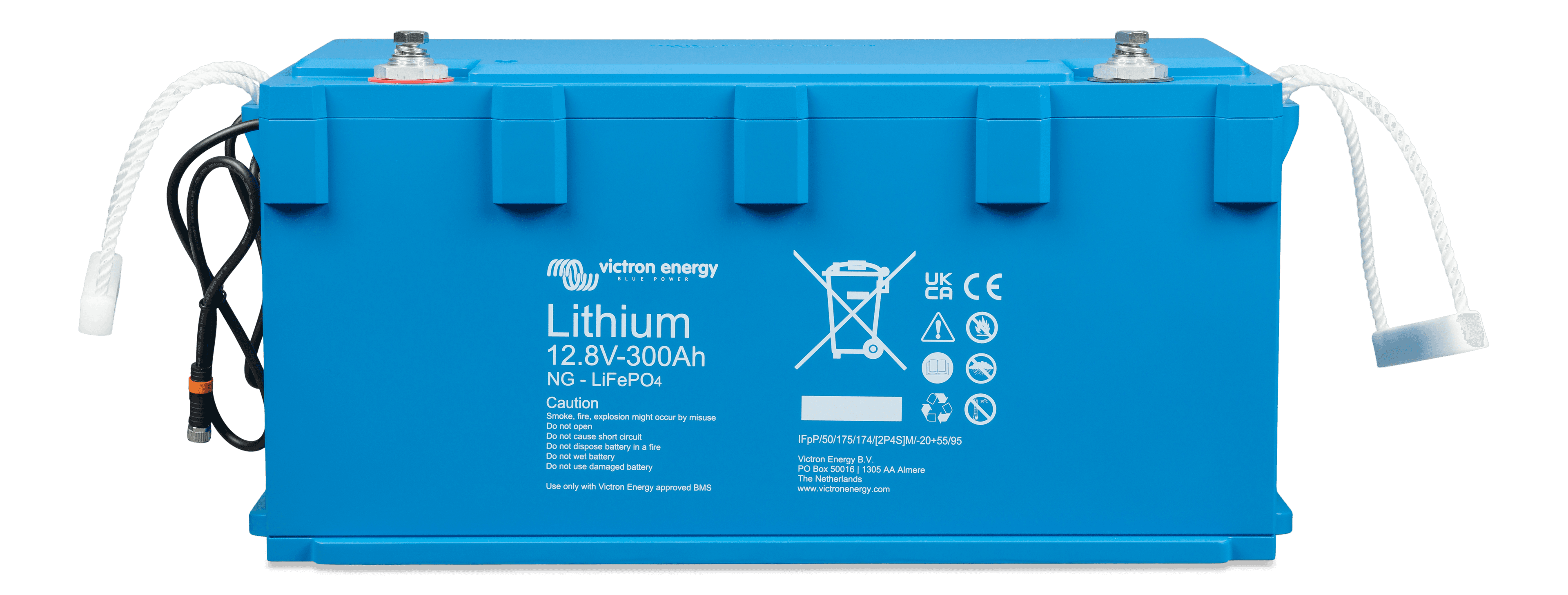 LiFePO4 Battery 12.8V 300Ah NG (front-angle)  thumbnail