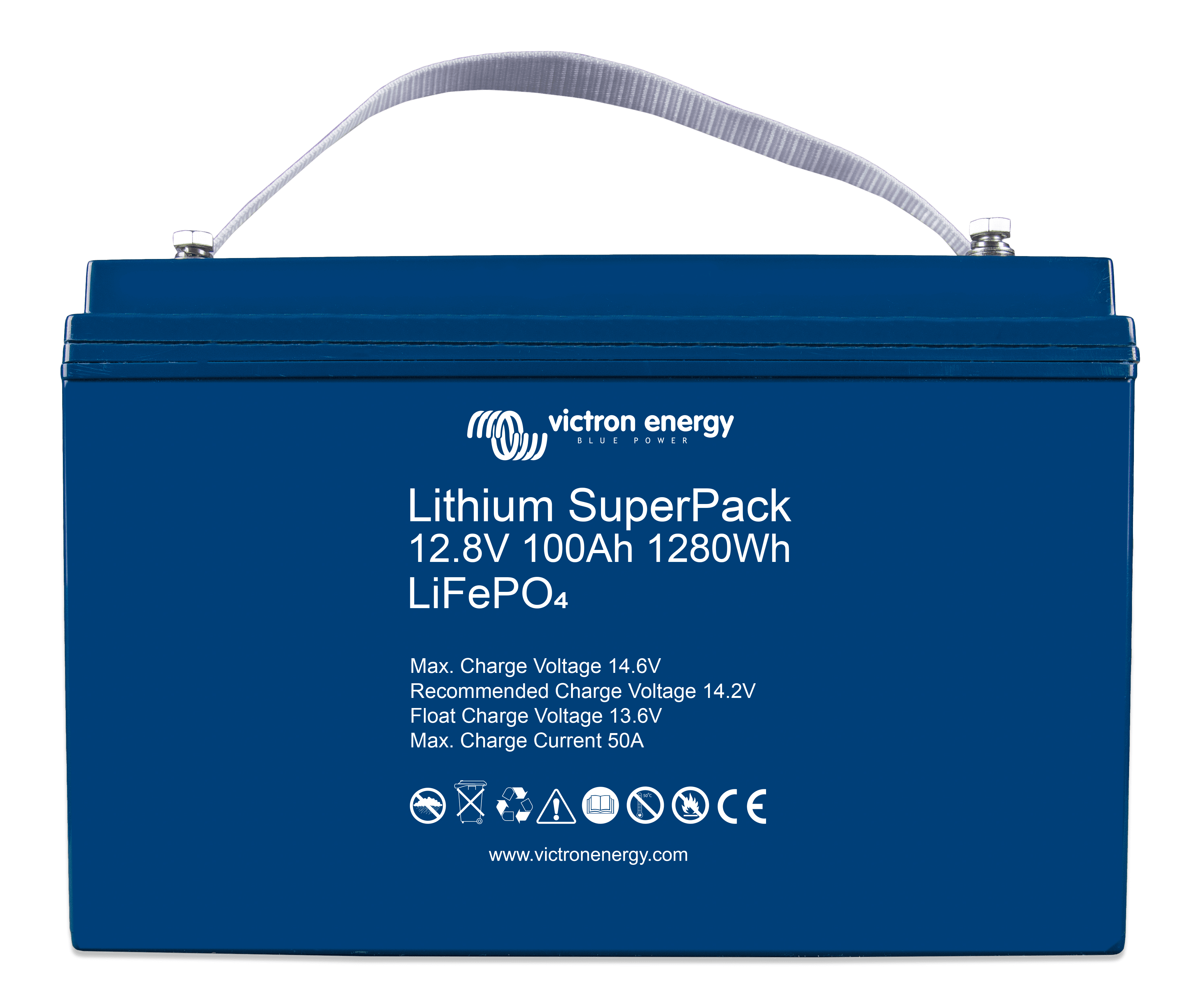 Lithium SuperPack 12,8V 100Ah 1280Wh (front) thumbnail