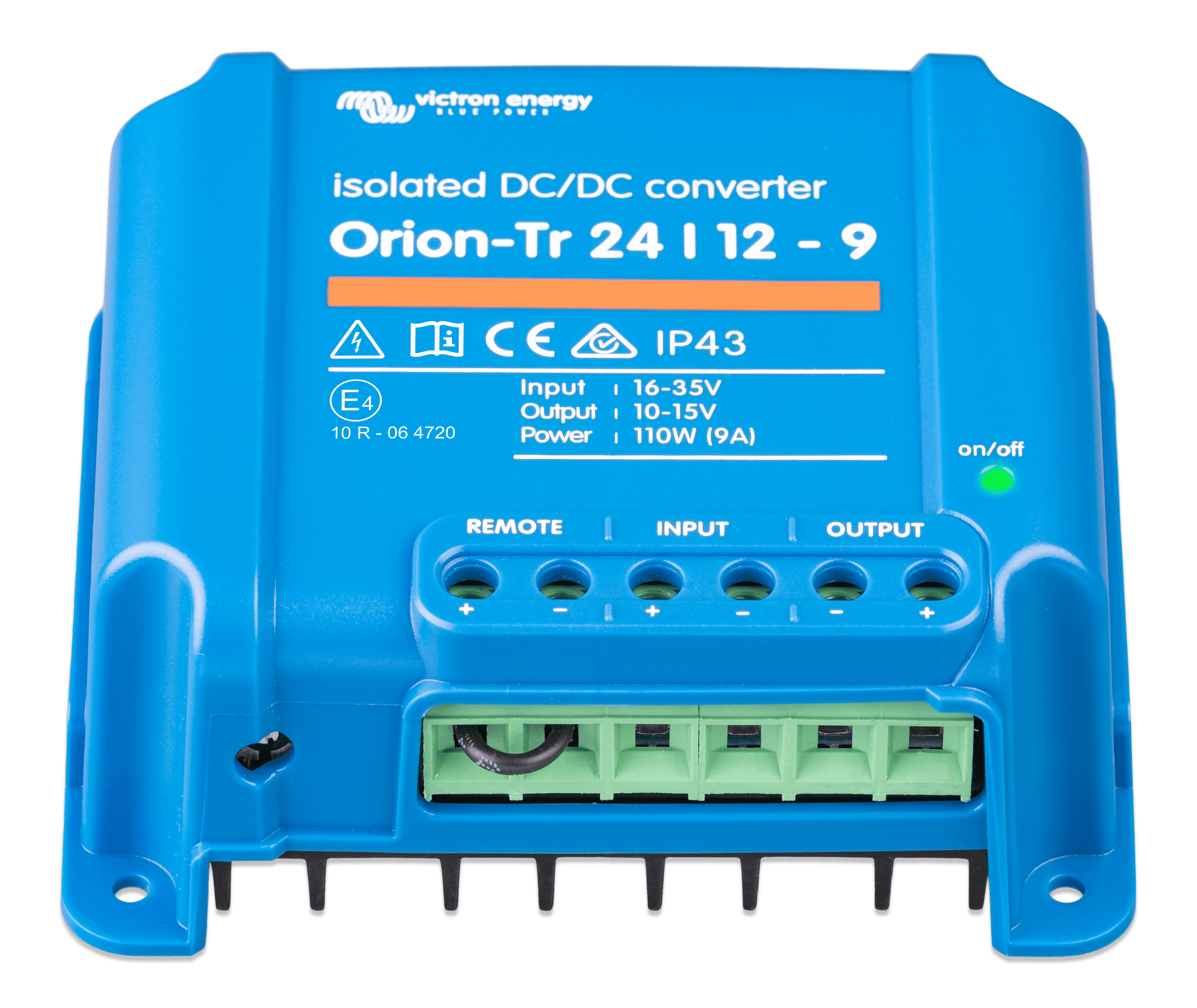 Orion-Tr 24/12-9A (110W) Isolated DC-DC converter (front)  thumbnail