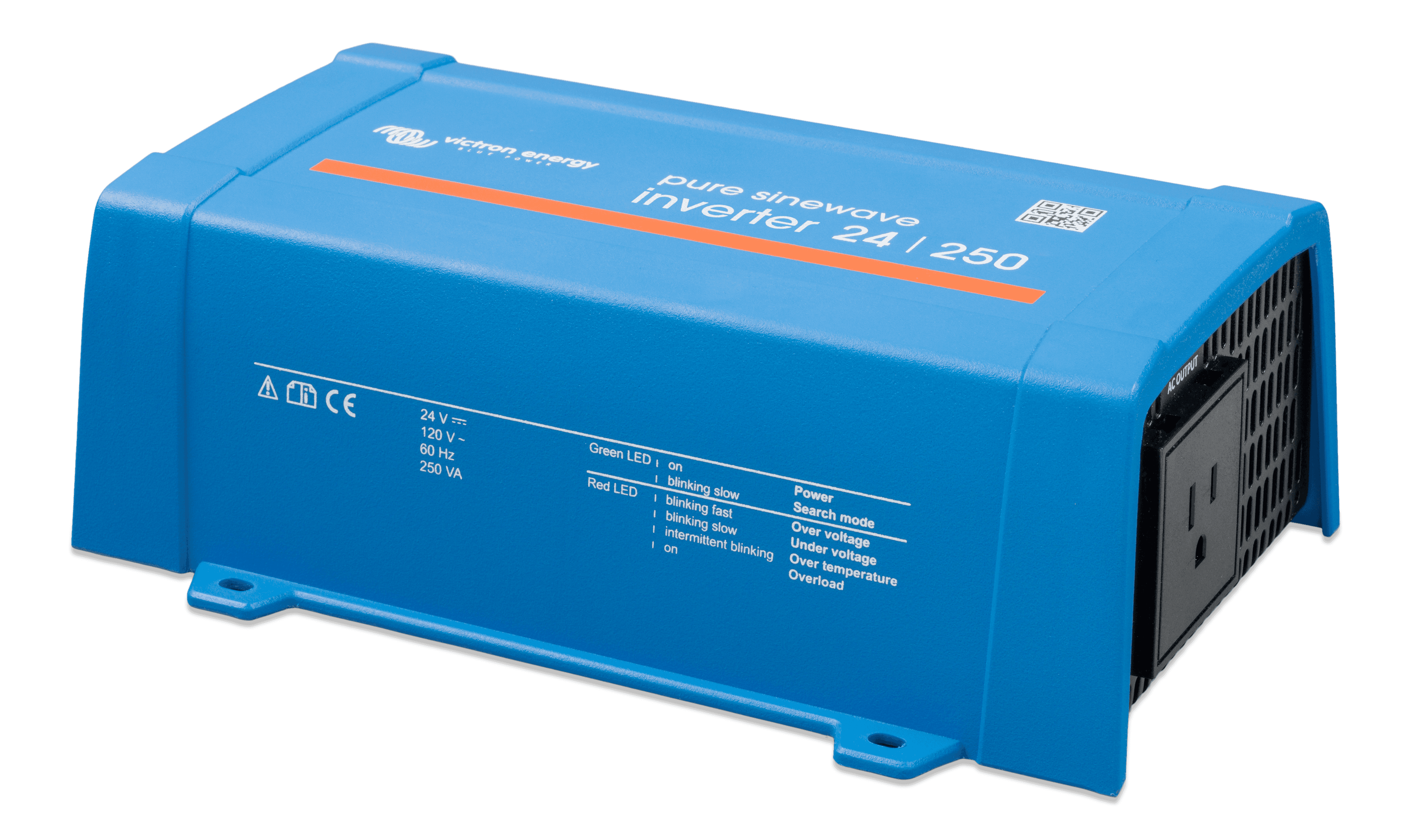 Inverter 24V 250VA 120V VE.Direct NEMA 5-15R (left)  thumbnail