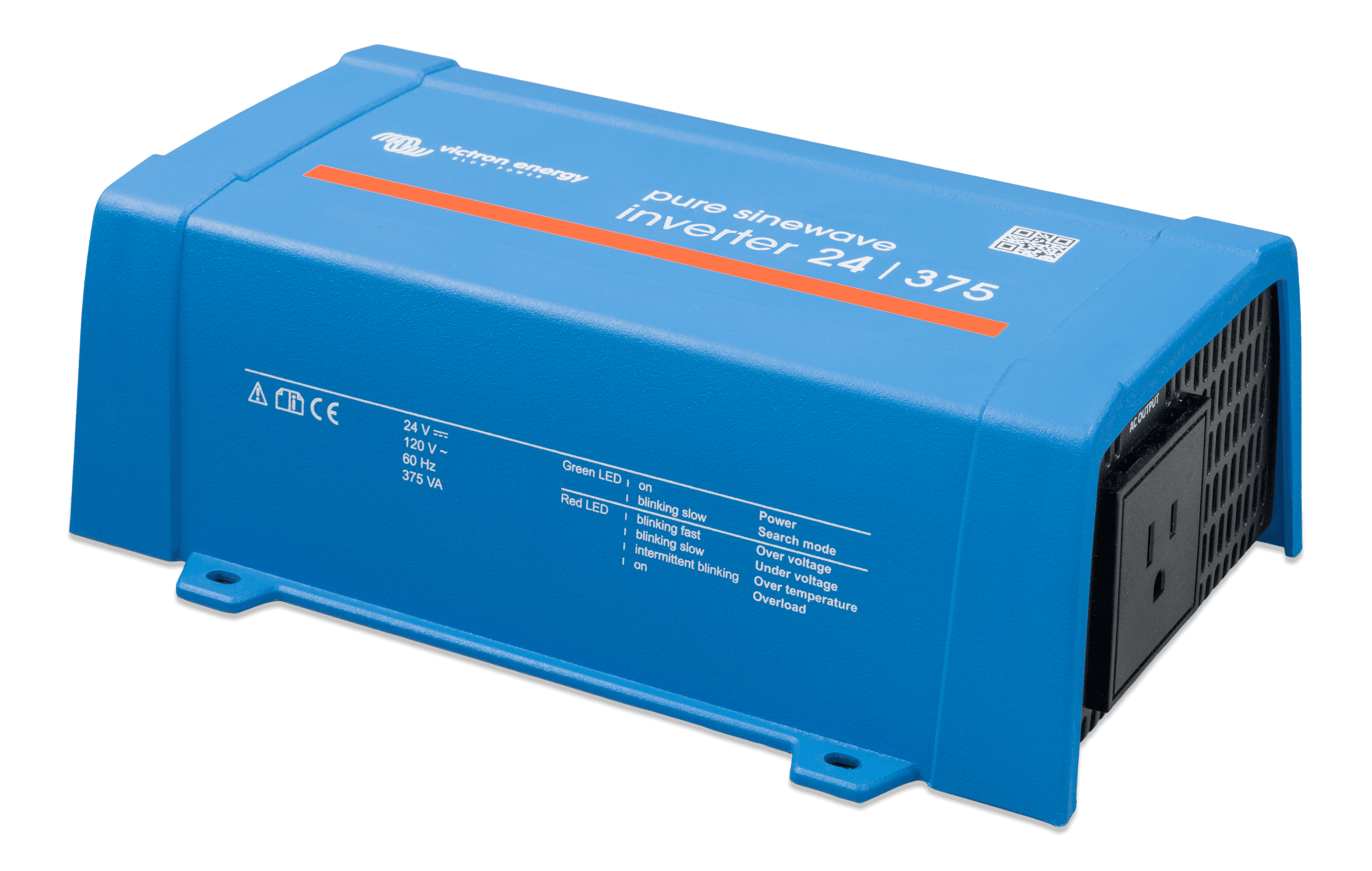 Inverter 24V 375VA 120V VE.Direct NEMA 5-15R (left)  thumbnail