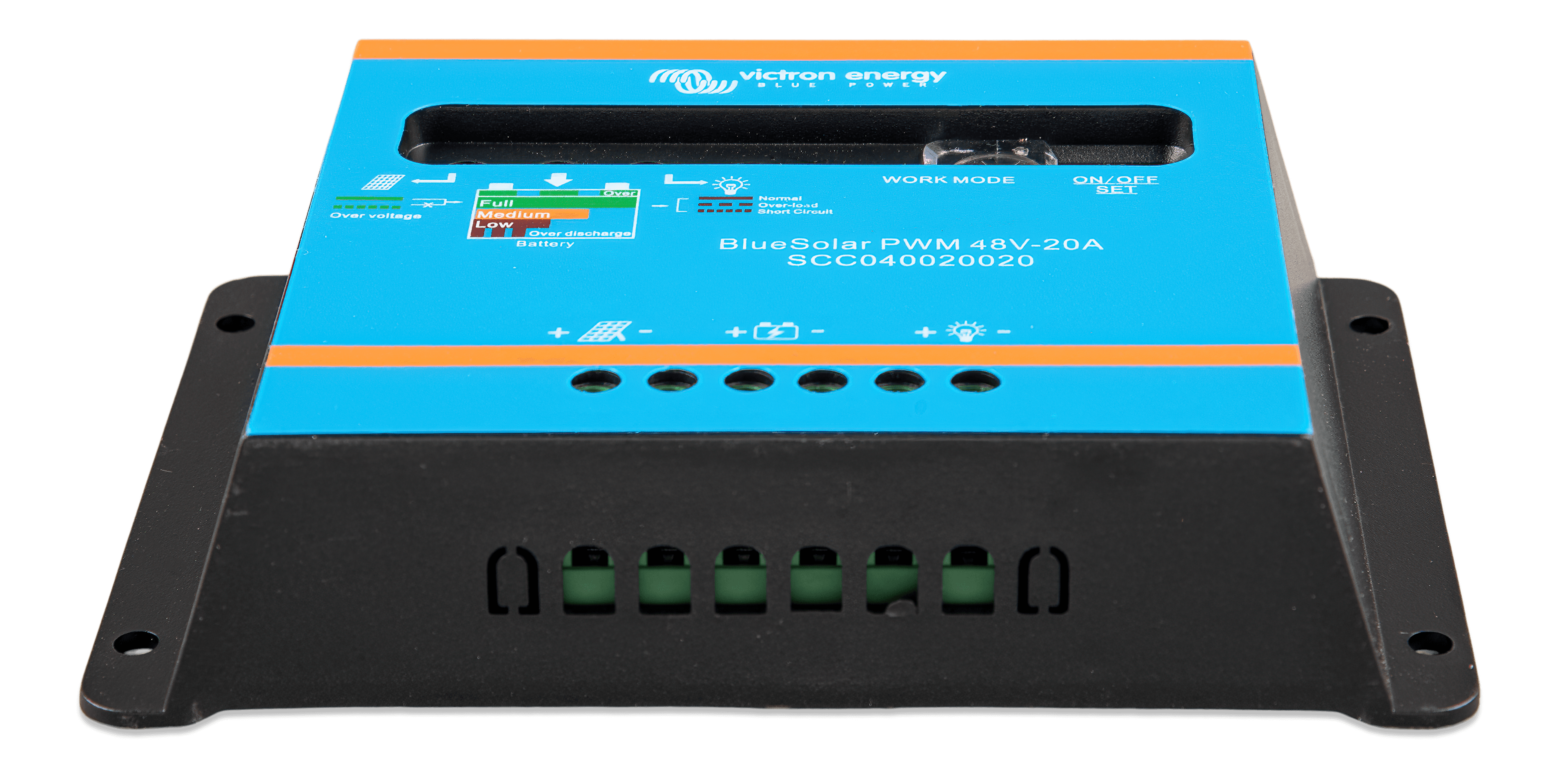 BlueSolar PWM-Light Charge Controller 48V-20A (front-angle)  thumbnail