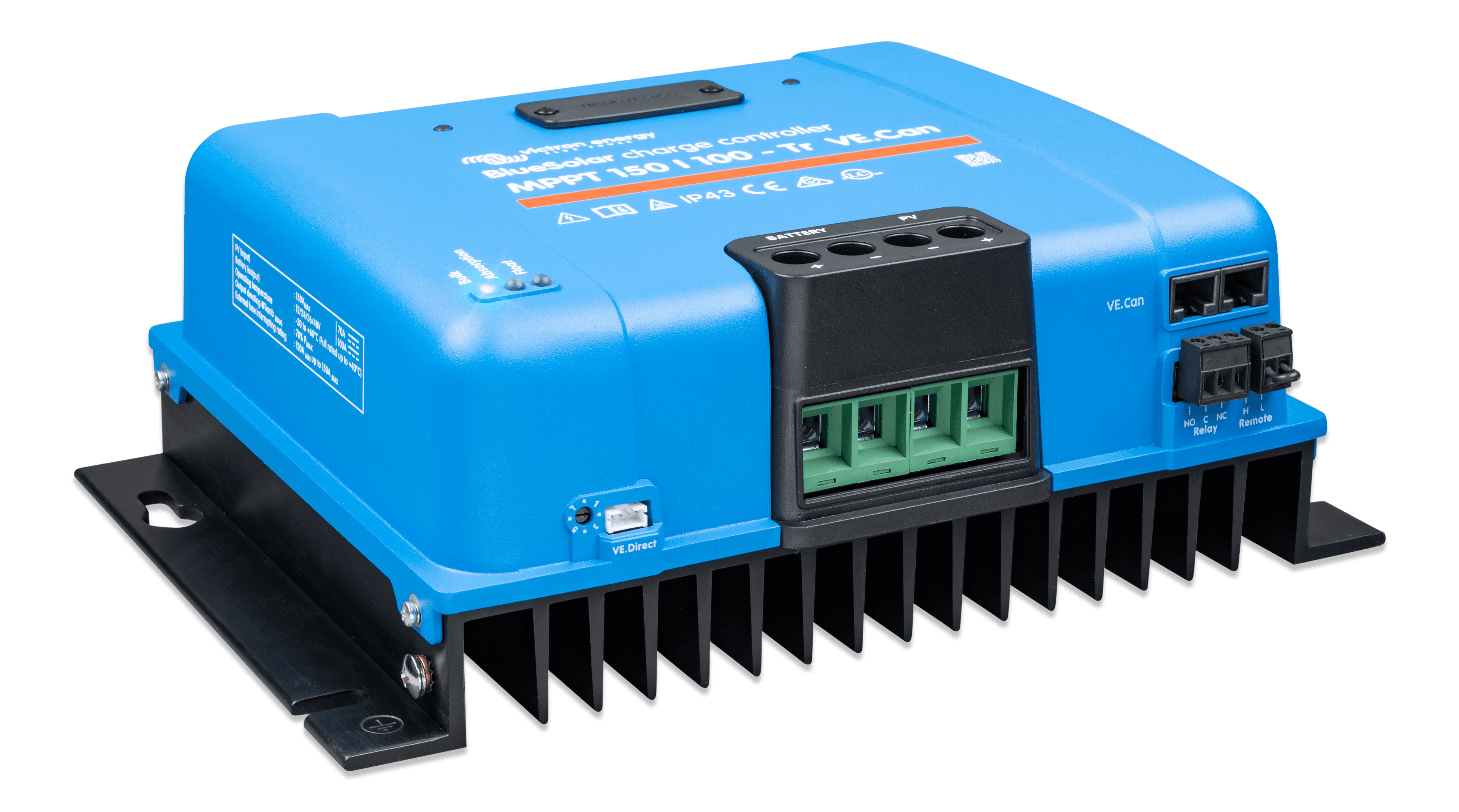 BlueSolar MPPT charge controller 150/100-Tr VE.Can (right)  thumbnail