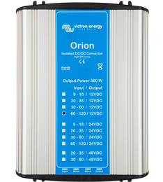 Orion DC-DC isolerte omformere, 360W og modeller til spesielle formål